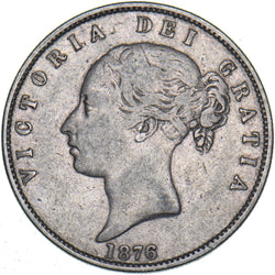 1876 Halfcrown - Victoria British Silver Coin