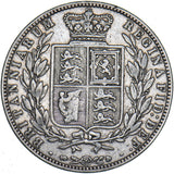 1876 Halfcrown - Victoria British Silver Coin