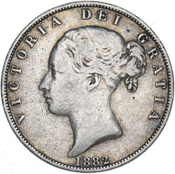 1882 Halfcrown - Victoria British Silver Coin