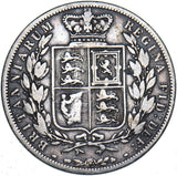 1884 Halfcrown - Victoria British Silver Coin