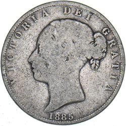 1885 Halfcrown - Victoria British Silver Coin