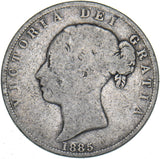 1885 Halfcrown - Victoria British Silver Coin