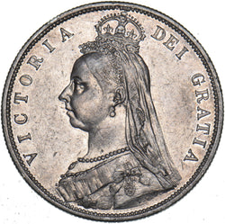 1887 Halfcrown - Victoria British Silver Coin - Nice