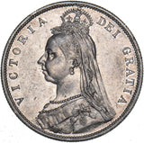 1887 Halfcrown - Victoria British Silver Coin - Nice