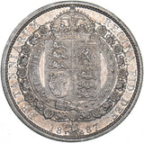 1887 Halfcrown - Victoria British Silver Coin - Nice