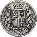 1887 Halfcrown (Young Head) - Victoria British Silver Coin