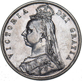 1887 Halfcrown - Victoria British Silver Coin