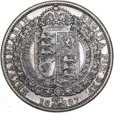 1887 Halfcrown - Victoria British Silver Coin