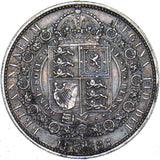 1888 Halfcrown - Victoria British Silver Coin - Very Nice