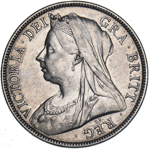 1895 Halfcrown - Victoria British Silver Coin - Nice