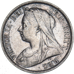 1896 Halfcrown - Victoria British Silver Coin - Nice