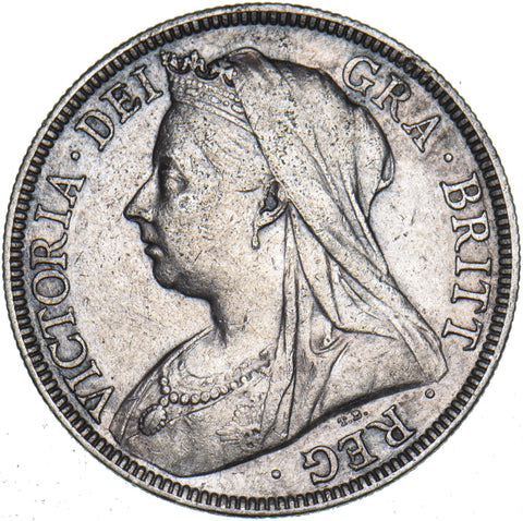 1896 Halfcrown - Victoria British Silver Coin - Nice