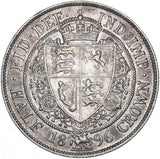 1896 Halfcrown - Victoria British Silver Coin - Nice