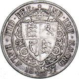 1897 Halfcrown - Victoria British Silver Coin
