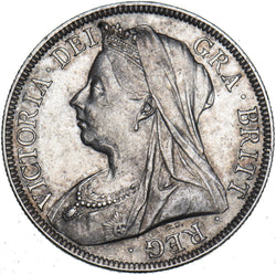 1899 Halfcrown - Victoria British Silver Coin - Very Nice