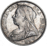 1899 Halfcrown - Victoria British Silver Coin - Very Nice
