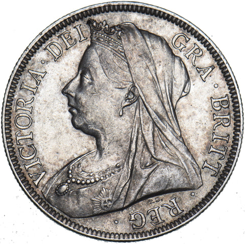 1899 Halfcrown - Victoria British Silver Coin - Very Nice