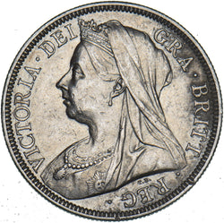 1900 Halfcrown - Victoria British Silver Coin - Very Nice
