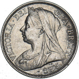 1900 Halfcrown - Victoria British Silver Coin - Very Nice