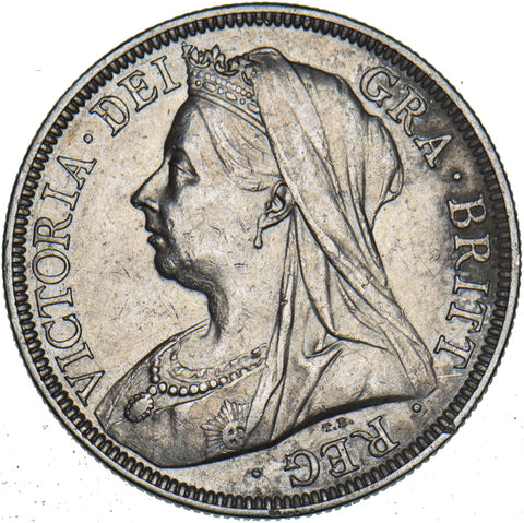1900 Halfcrown - Victoria British Silver Coin - Very Nice