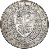 1901 Halfcrown - Victoria British Silver Coin