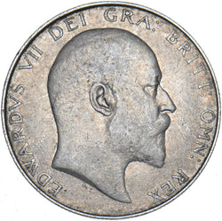 1908 Halfcrown - Edward VII British Silver Coin