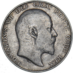1910 Halfcrown - Edward VII British Silver Coin