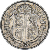 1911 Halfcrown - George V British Silver Coin - Nice