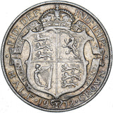 1912 Halfcrown - George V British Silver Coin