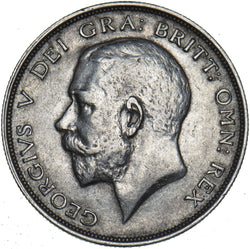 1913 Halfcrown - George V British Silver Coin - Nice