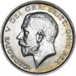 1914 Halfcrown - George V British Silver Coin - Very Nice