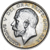 1914 Halfcrown - George V British Silver Coin - Very Nice