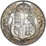 1914 Halfcrown - George V British Silver Coin - Very Nice