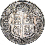 1915 Halfcrown - George V British Silver Coin - Nice