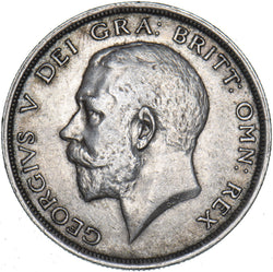 1917 Halfcrown - George V British Silver Coin - Nice