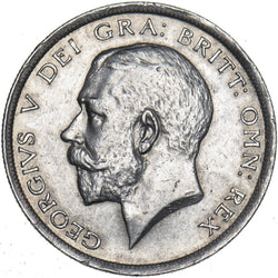 1918 Halfcrown - George V British Silver Coin - Very Nice