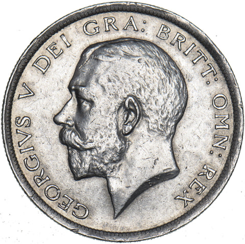 1918 Halfcrown - George V British Silver Coin - Very Nice