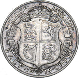 1919 Halfcrown - George V British Silver Coin - Nice