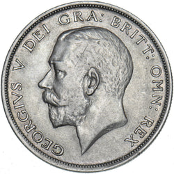 1920 Halfcrown - George V British Silver Coin - Very Nice