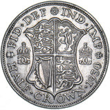 1930 Halfcrown - George V British Silver Coin - Very Nice