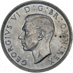 1944 Halfcrown - George VI British Silver Coin - Superb