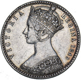 1849 Godless Florin - Victoria British Silver Coin - Very Nice