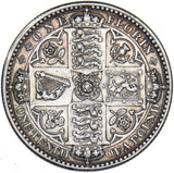 1849 Godless Florin - Victoria British Silver Coin - Very Nice
