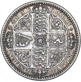 1849 Godless Florin - Victoria British Silver Coin - Very Nice