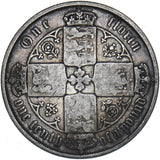 1872 Gothic Florin (Die no. 44) - Victoria British Silver Coin
