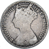 1885 Gothic Florin - Victoria British Silver Coin