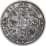 1886 Gothic Florin - Victoria British Silver Coin