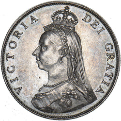 1887 Florin - Victoria British Silver Coin - Superb