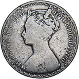1887 Gothic Florin - Victoria British Silver Coin