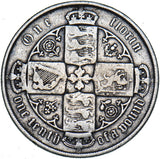 1887 Gothic Florin - Victoria British Silver Coin